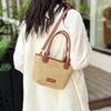 Корейская плетеная сумка-ведро ручной клади в иностранном стиле, новая модная повседневная сумка через плечо 2025, нишевая дизайнерская сумка-мессенджер