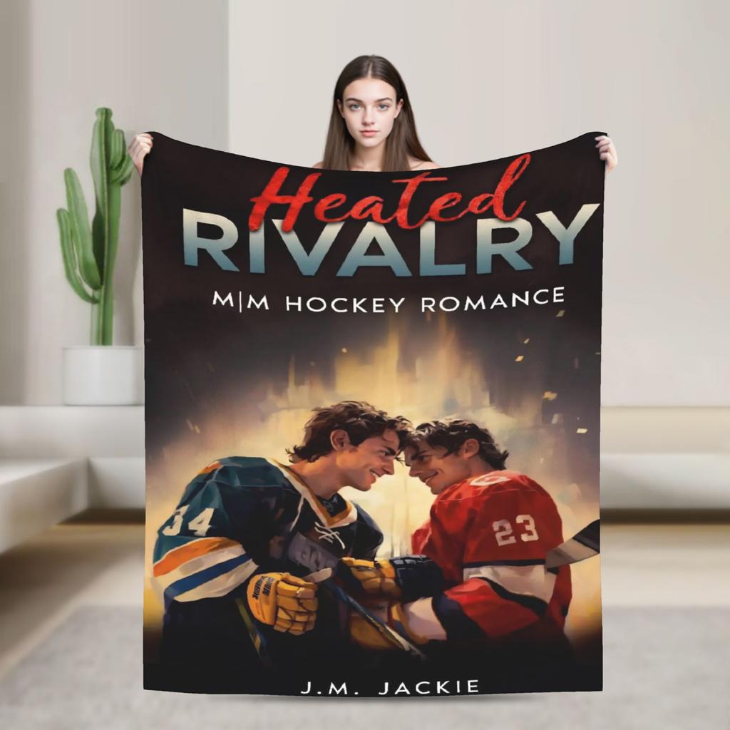 Heated Rivalry Knitted Blankets Cute Hollanov  Flannel Throw Blankets Summer Air Conditioning Decoration Soft Warm Bedspreads