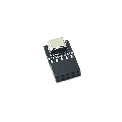 USB2.0 9-контактный на USB C Адаптер-Коннектор для Внутренней Материнской Платы ПК 9-контактный USB2.0 Конвертер для Настольного Компьютера