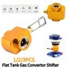 1-3PCS Flat Tank Conversion Adapter Portable Gas Canister Refill Adapter Explosion-proof Fuel Transfer Device for Camping Picnic