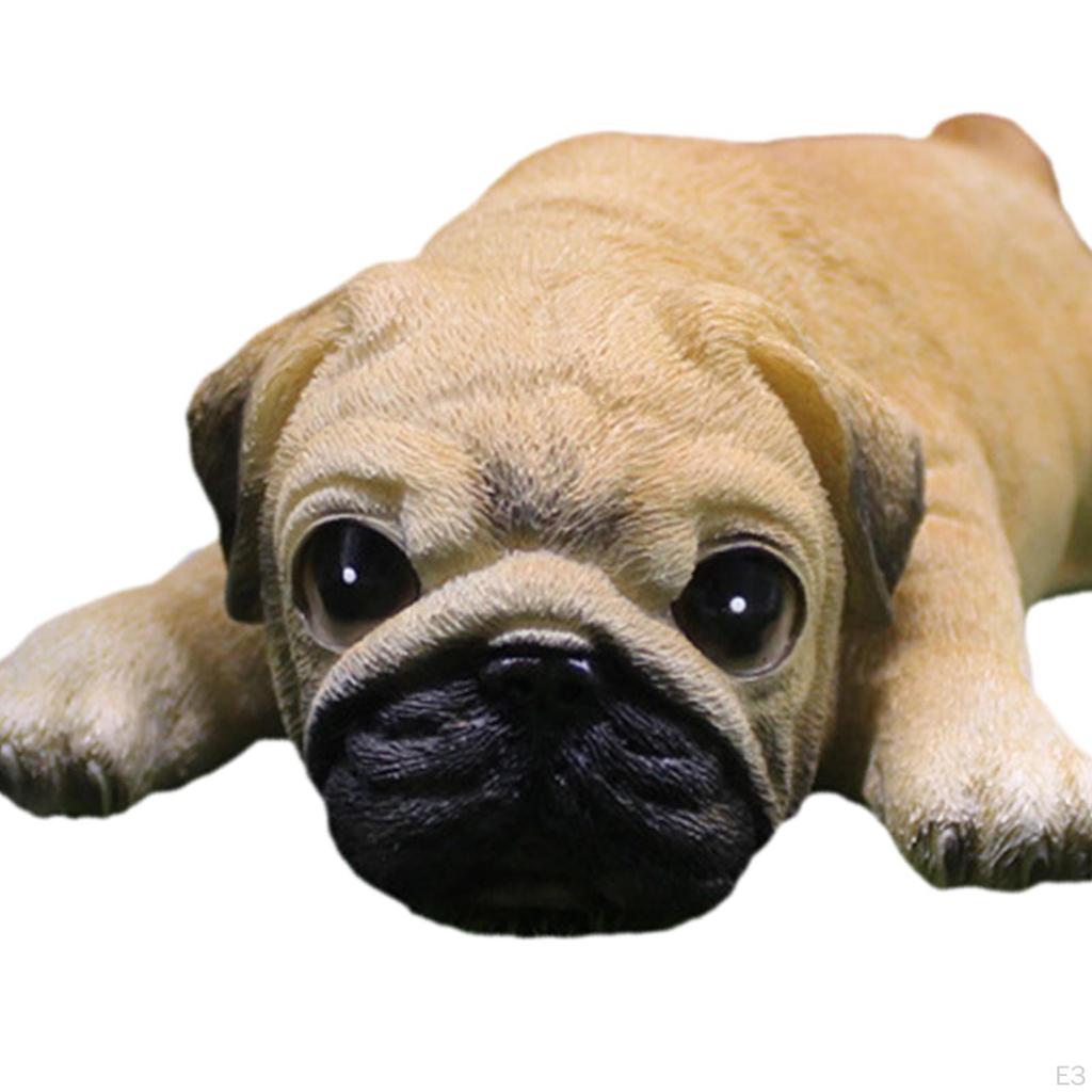 Миниатюрная скульптура собаки для украшения автомобиля и дома