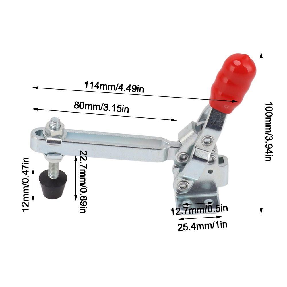 Adjustable Quick Release Clamp 114*100mm Push Pull Toggle Clamp Tool Toggle Clamp Welding