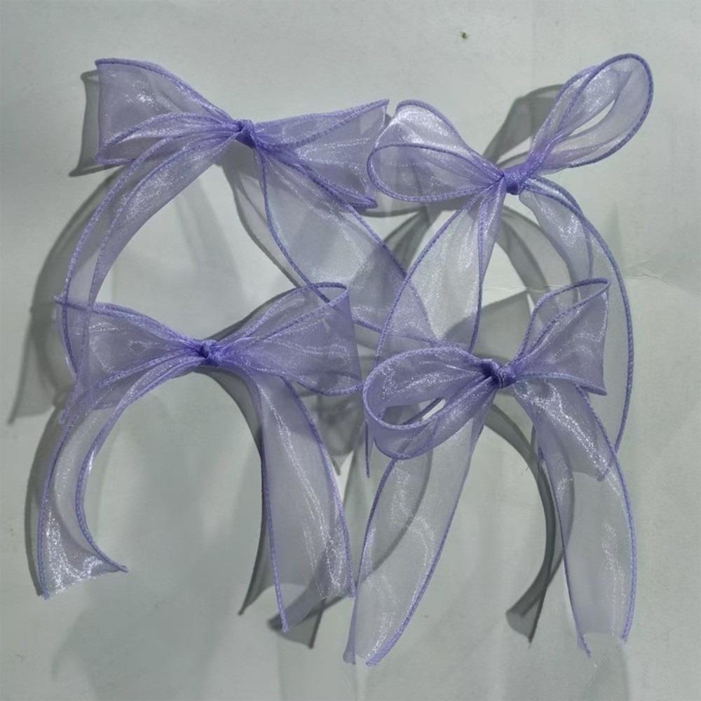 12Pcs Ribbon Bow Hanging Flags Sweet Hanging Banner New Bowknot Garland Room Wall