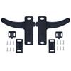 Camper Door Latch Handle Kit Left/Right Hand Handle RV Screen Door Latch Kit with Screws for RV Trailer Camper Motorhome
