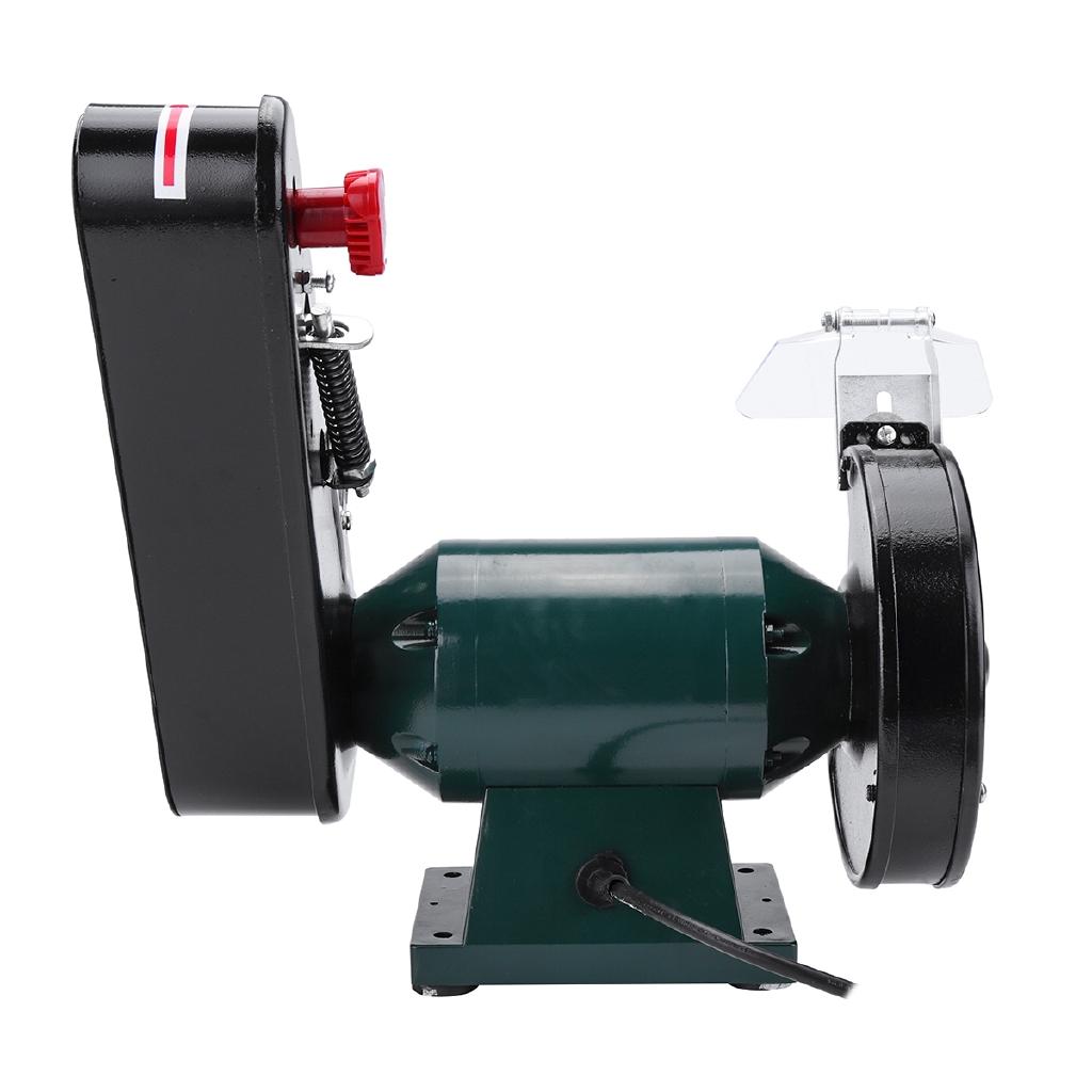 Мини 6 ''150 мм DIY ленточная шлифовальная машина настольная шлифовальная машина полировальный шлифовальный станок буфер 375 Вт электрическая угловая шлифовальная машина с вилкой европейского стандарта