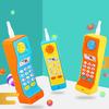 Детская умная игрушка-симулятор мобильного телефона с музыкальным освещением для детей