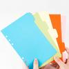 Planner Classified Lables Refill Papers A5 A6 A7 Index Pagination Index Divider Binder Dividers
