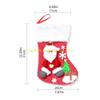 92MF Bear Christmas Stockings Christmas Tree Ornament Cartoon Christmas Hanging Socks