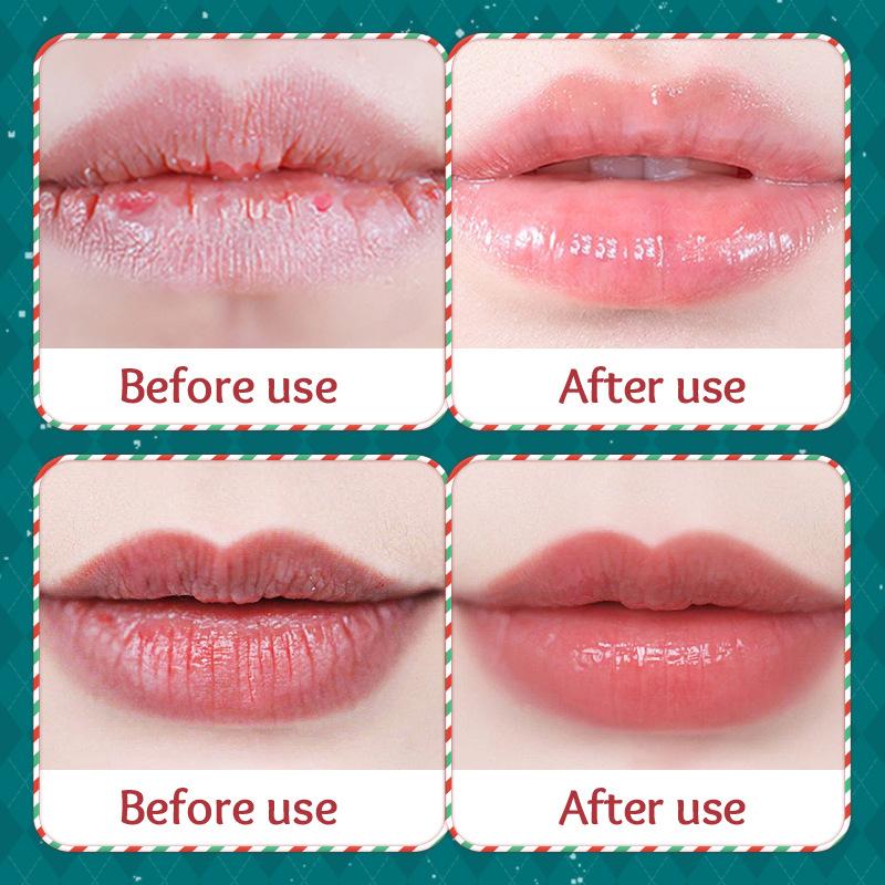 Christmas Honey Winter Moisturizing Lip Balm Long-lasting Moisturizing Protects Dry Lips