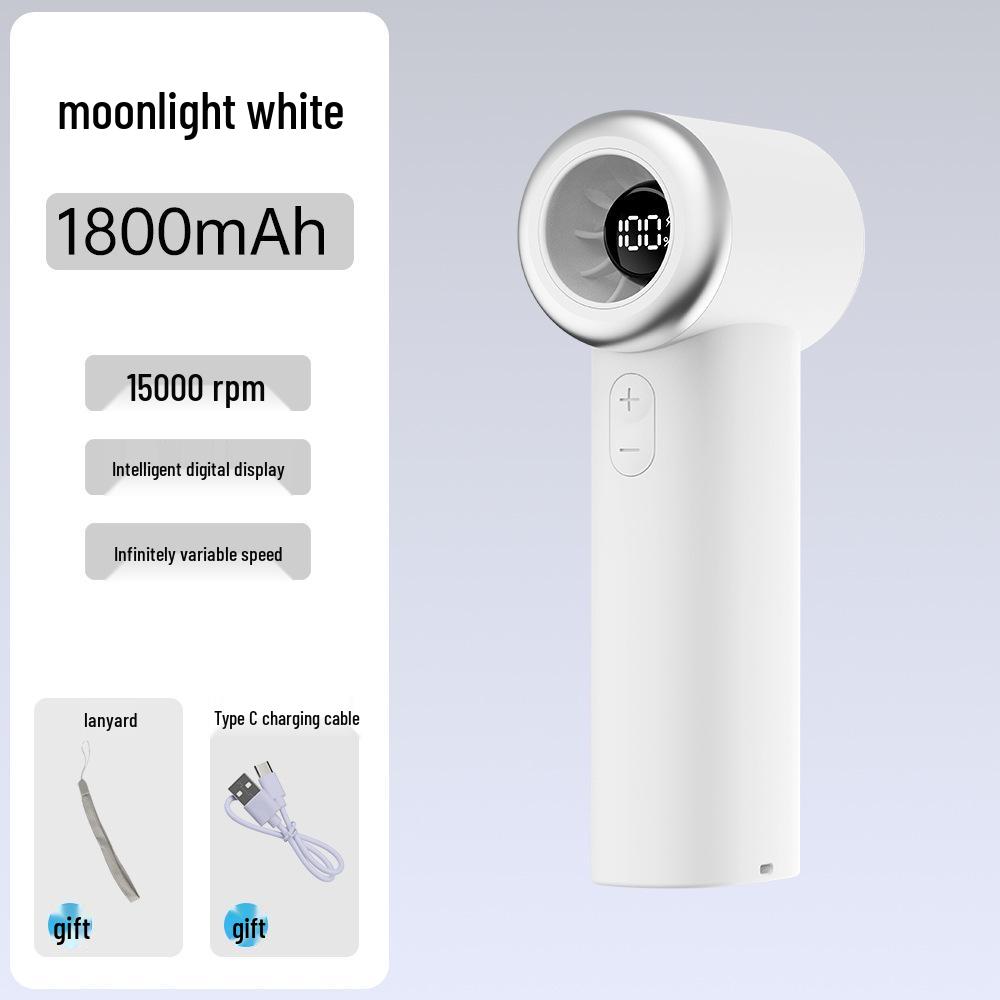 New 25-Year Portable USB Mini Fan with Digital Display – Outdoor/Desk Use, Strong Wind, Ideal Gift