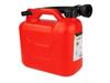 Plastic Fuel Canister, 5L, Red