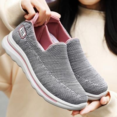 Модные повседневные кроссовки на платформе для женщин Удобная женская обувь Дышащая сетчатая обувь для женщин Нескользящая парусиновая обувь Tenis De Mujer