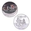 Commemorative Medal Lunar Astronaut Circular Badge Metal Crafts Commemorative Collection Coin
