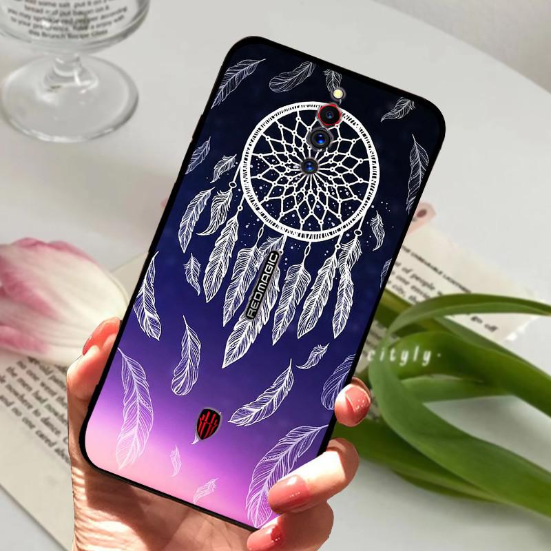 Для Nubia Red Magic 5S 5G Мягкий Силиконовый TPU Чехол для Телефона Для ZTE Nubia Red Magic 7 Pro Coque RedMagic 7S Ударопрочный Бампер