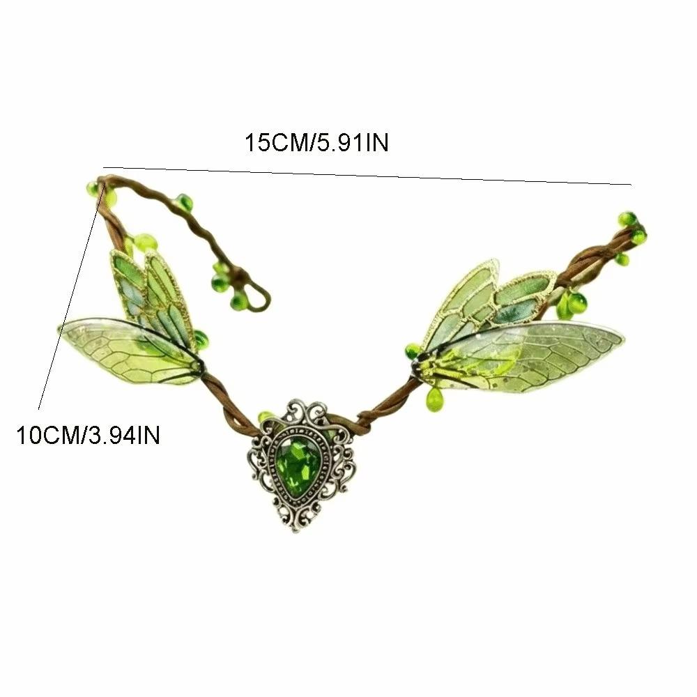 Simulate Tree Leaves Fairy Flower Leaf Headbands Gothic Style Elf Headpiece For Women Girls