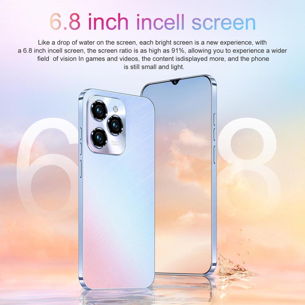 2024 Горячий Hot40Pro 6,8-дюймовый Android-смартфон, 2+16 ГБ, Глобальная версия 4G