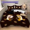 3pcs Chip 'n' Dale Printed Bedding Set,(Includes 1 Duvet Cover And 2 Pillowcases, Quilt Not Included) yy250814117