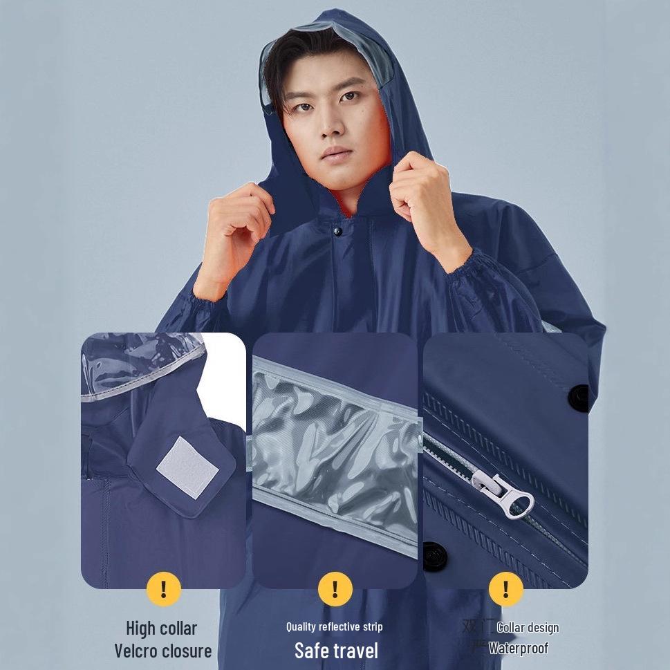 Светоотражающий комплект (дождевик и брюки) Qianan для взрослых мотоциклистов и велосипедистов