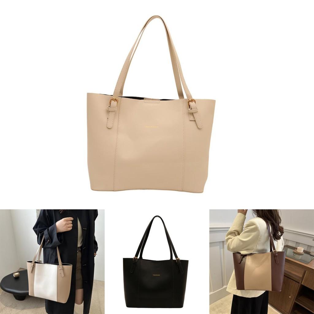 Stylish Retro Minimalist Pu Tote Bag For Women With Spacious Design For Everyday Use