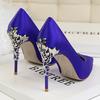 Comemore Metal Thin Heel High Heels Women Pumps 2025 Sexy Pointed Toe Ladies Shoes Wedding Woman Elegant Party Sandals