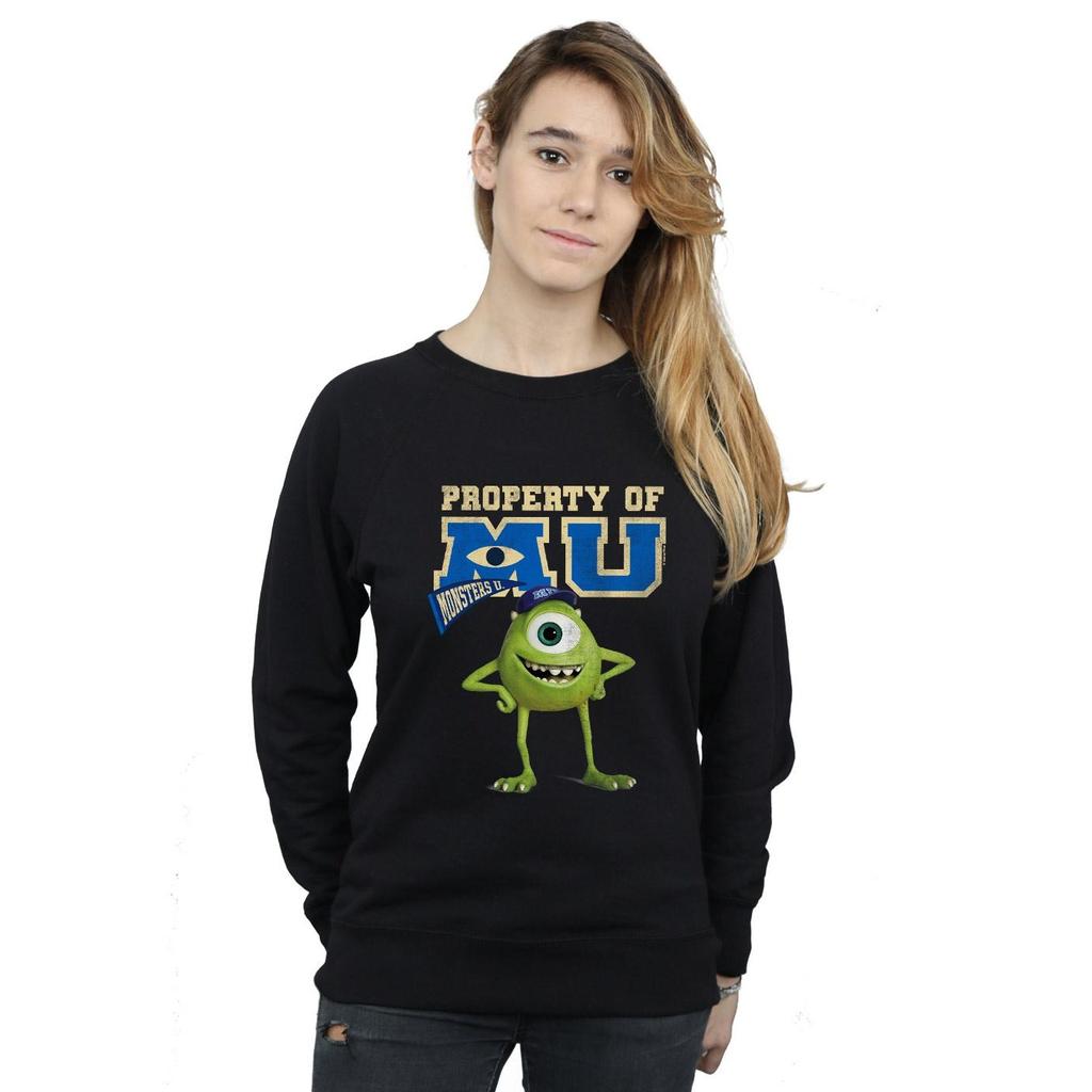 Disney Womens/Ladies Monsters University Property Of MU Mike Sweatshirt