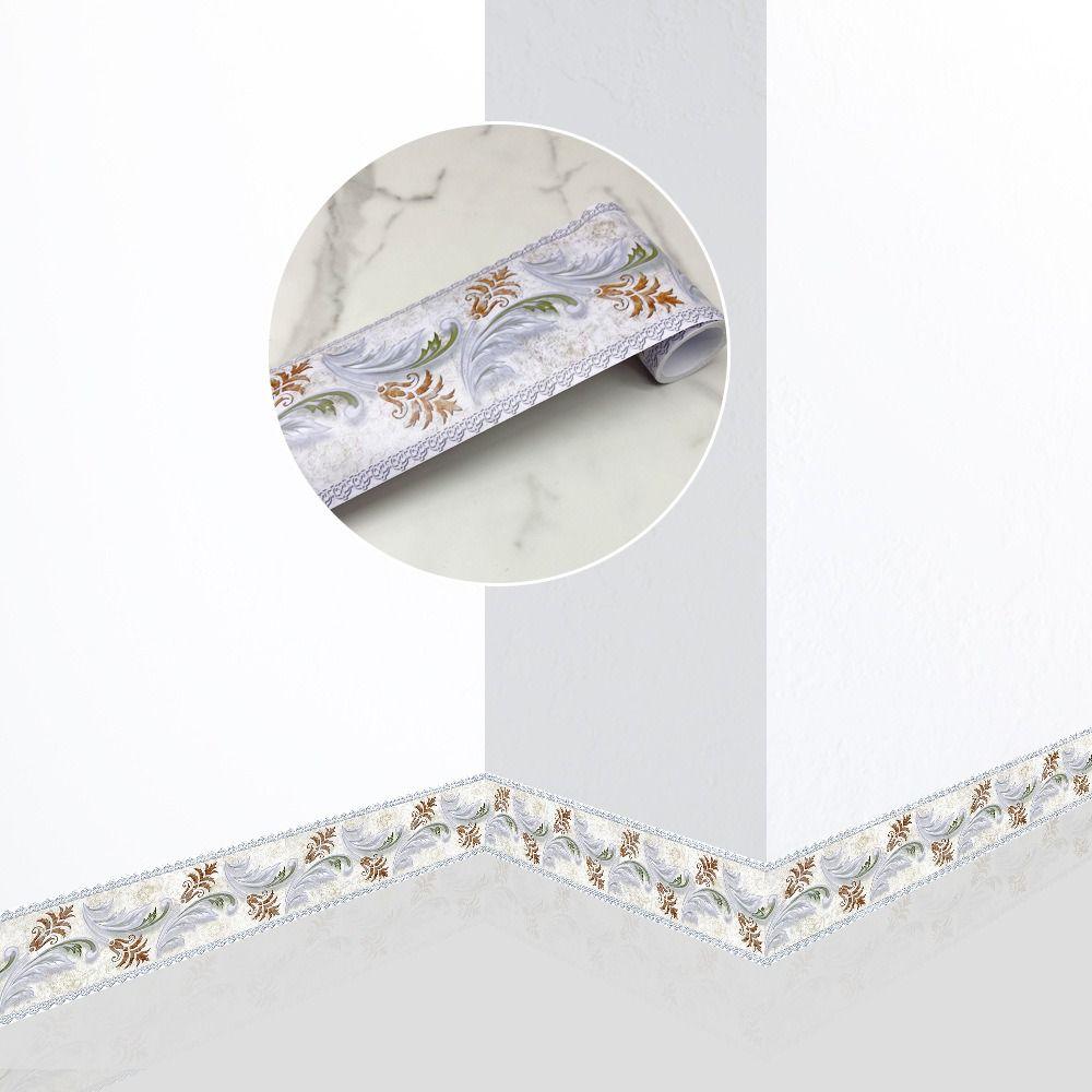 Самоклеящаяся линия талии Водонепроницаемые обои-плинтус Художественная наклейка Декор Бордюры Отделочная линия Ванная комната