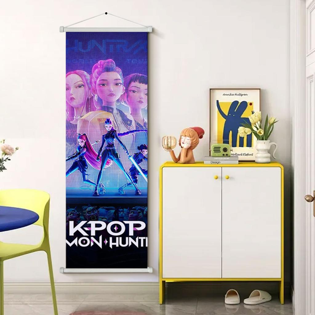 Group Hanging Painting Film And Television Animation Peripheral Poster Scroll Painting Indoor Bedroom Decoration Painting