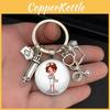 Dental Care Nurse Keychain With Medical Syringe And Stethoscope For Gift And Celebration