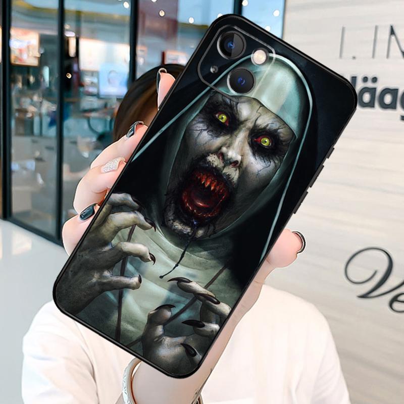 Чехол-бампер для телефона Ужас Монахиня Валак для iPhone 13 12 Mini 11 14 15 Pro Max SE 2020 7 8 Plus X XS Max XR