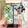 Anti-dust Kickstand Phone Case For OPPO Reno12F 5G Shockproof Waterproof Back Cover Cute Soft Case Protective Ring