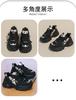 Spring and summer girls' double mesh thick soled dad shoes