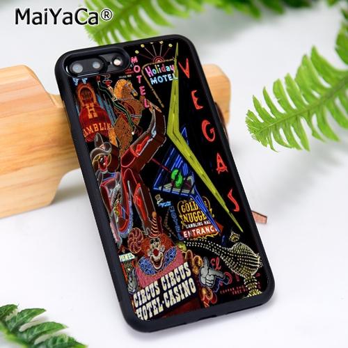 MaiYaCa Las Vegas Sign LIGHTS Nevada Phone Case For iPhone 17 Air 16 15 14  11 12 13 Pro MAX Plus coque Cover Shell