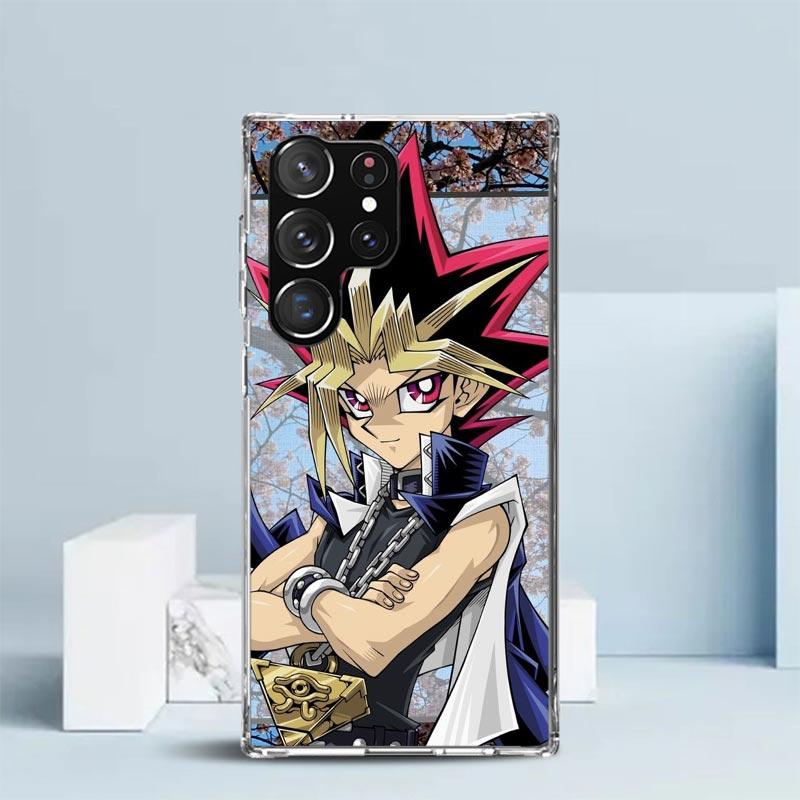 Yu-Gi-Oh! Мягкий чехол с аниме-рисунком для Samsung Galaxy S25 Edge S26 S24 S23 Ultra Чехол для телефона S22 S21 Plus S20 FE Печатный узор Оболочка Gala