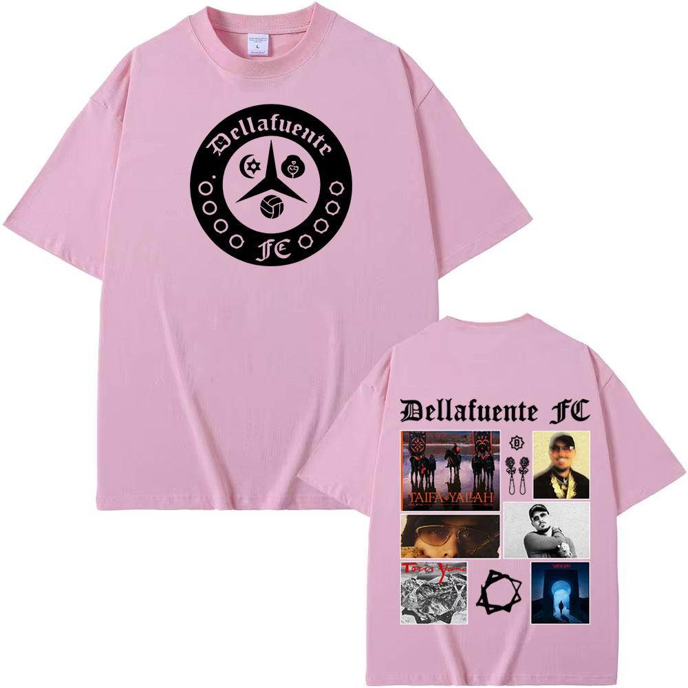 Rapper Dellafuente Tour Hip Hop Style Graphic T Shirt Men's Clothing Vintage Hip Hop Punk T Shirts 100% Cotton Hot Sale T-shirts