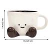 Kawaii Hand Pinch Feet Ceramic Coffee Cup Household High Appearance Level Water Cup Milk Mug Dormitory Home Gifts Mark Cup