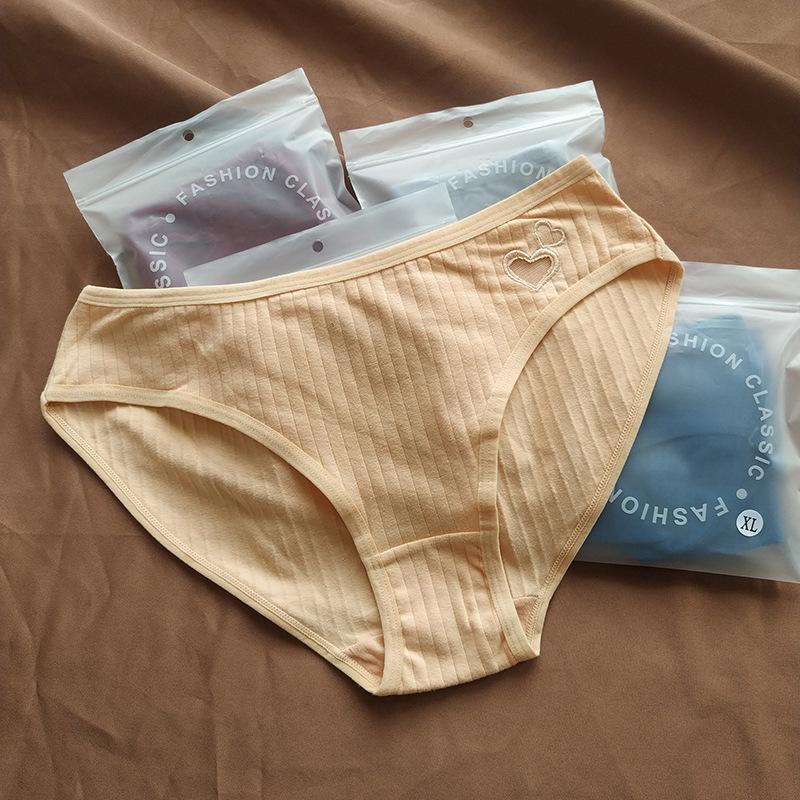 High Quality Comfort Low-rise Panties Female Cotton Breathable Hipster Panties Female Sexy Cute Student Girls Panties Female Summer Cotton