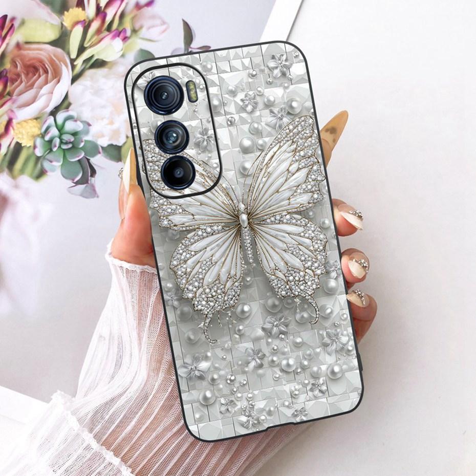 Милый чехол для телефона с принтом для Motorola Edge 30 30Pro 30Neo, мягкие черные силиконовые TPU чехлы для MOTO Edge30 Pro Neo, защитные бамперы