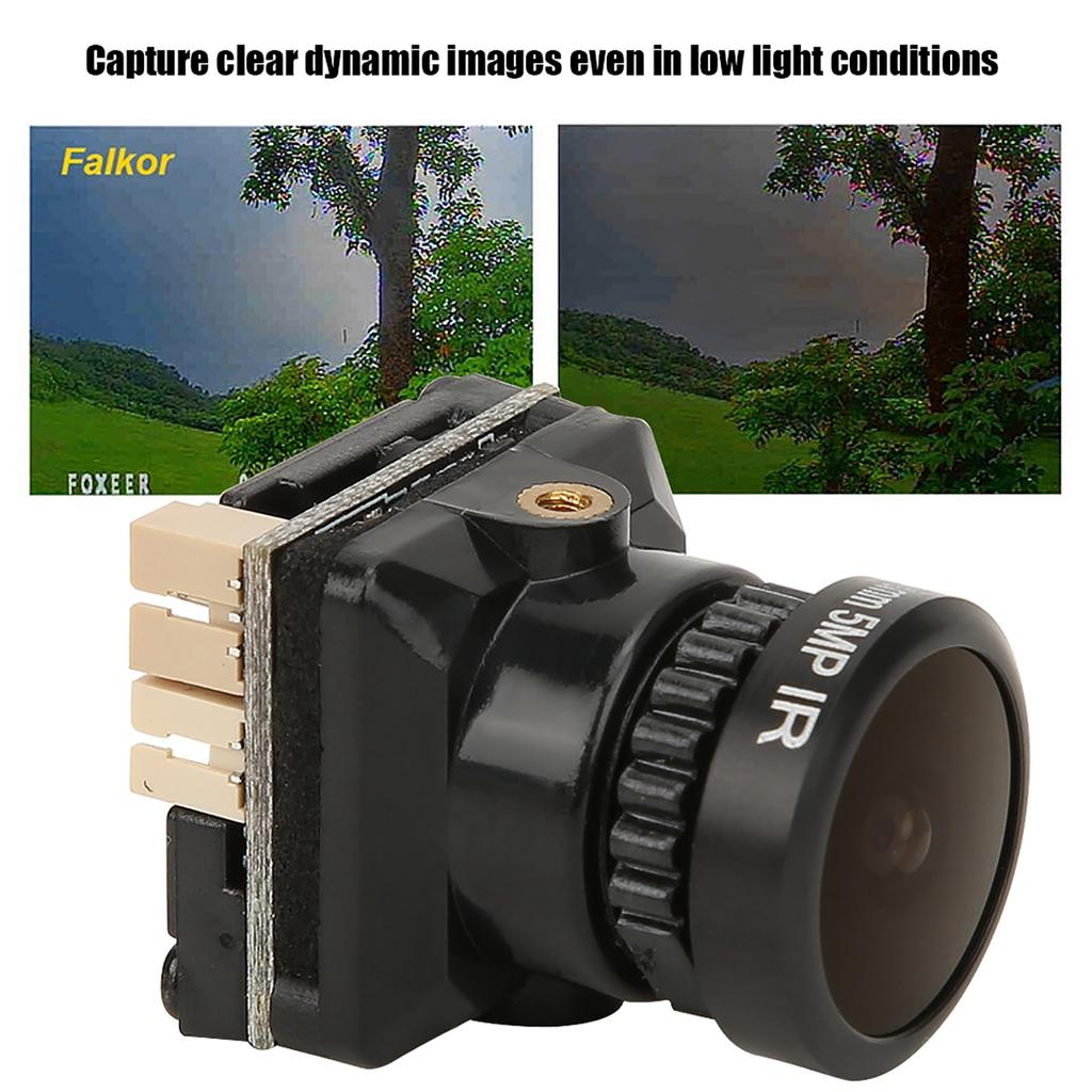FPV Camera High Definition 1080P 2.3MM Lens OSD for FPV Quadcopter Drone Black