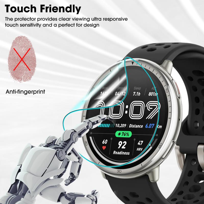 1-20 шт. Мягкая гидрогелевая пленка для Amazfit Active 2 Защитная пленка для экрана от царапин С изогнутым мягким краем для AmazfitActive2