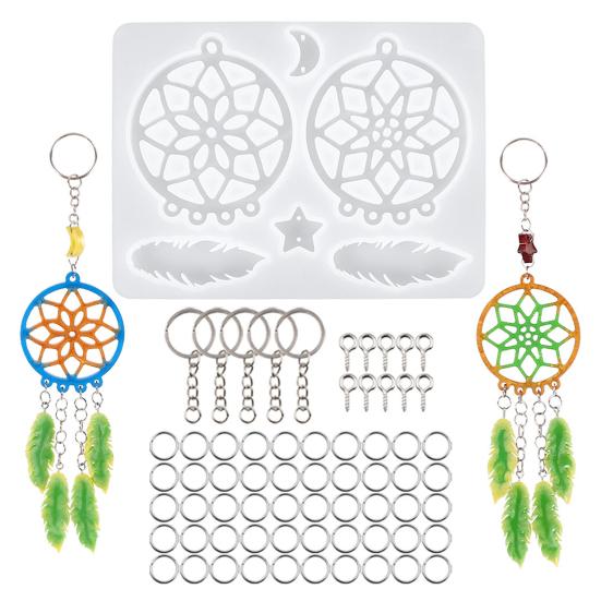 Силиконовая форма Ловец снов DIY Форма для смолы Изготовление ловца снов