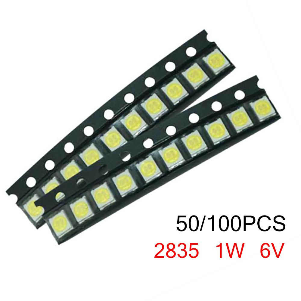 Лот 2835 1W 6V Чип для ремонта ЖК-телевизоров Led TV Backlight Strip Light Diode SMD LED