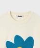 FALLETT Boucle Flower Sweatshirt Ivory