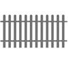 WPC Picket Fence 200 x 100 cm