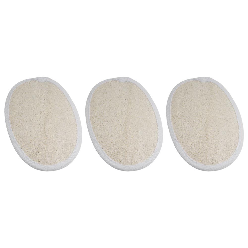 3pcs Bath Loofah Sponge Bath Wiping Shower Towel With Hook Exfoliate Deeply Clean Skin Remove Grease Dead Skin Shower Bathtub