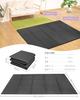 Коврик для йоги YUREN складной 130 см x 200 см в ширину, толщина 10 мм, большой тренировочный коврик из термопластичного эластомера для детей, удобное хранение, сумка для хранения в комплекте, нетоксичный