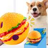 Игрушка для домашних животных Форма гамбургера Звук хихиканья Привлекает Устойчивость к укусам Уход за зубами Многофункциональная чистка зубов Игровая игрушка Шар для собак Качающийся шар для хихиканья Товары для домашних животных