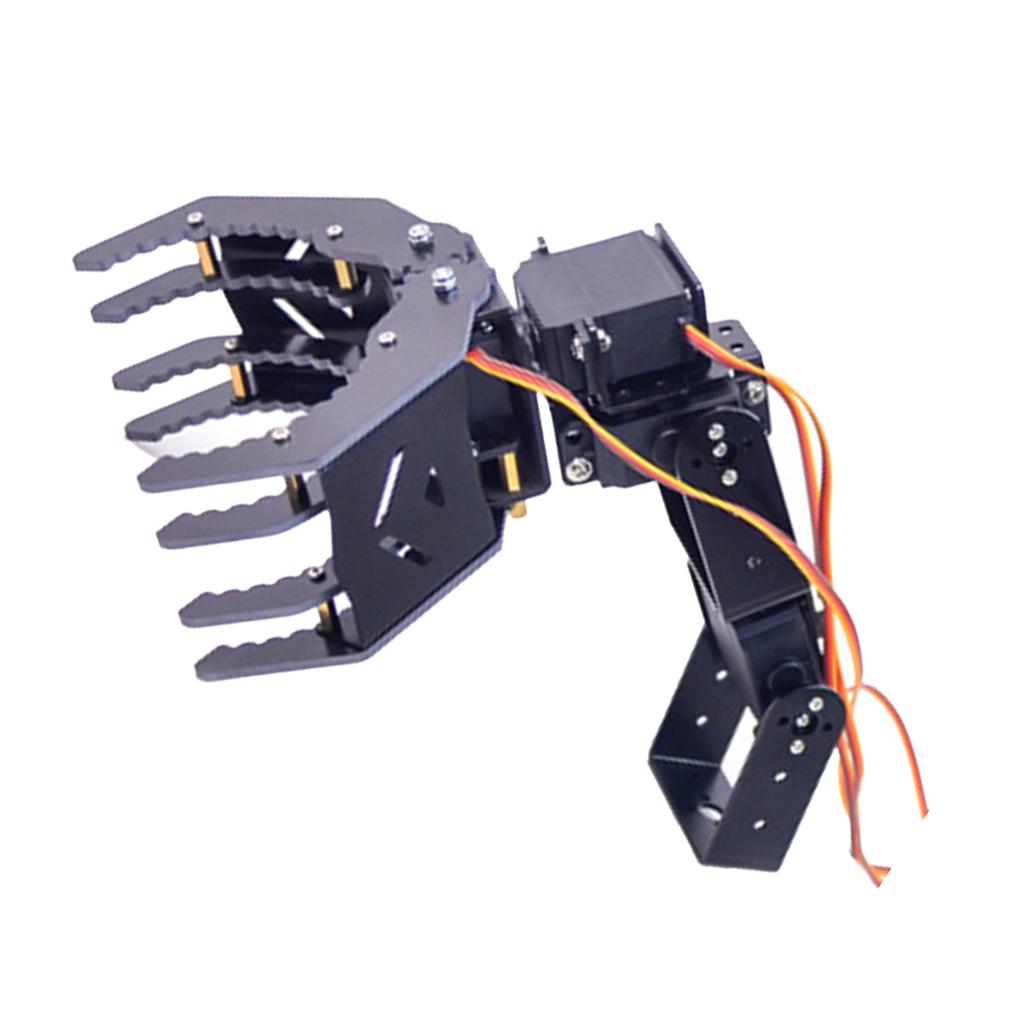 Манипулятор 4 DOF Робот Захват Коготь DIY с U-образным кронштейном Гибкий 995 Сервопривод