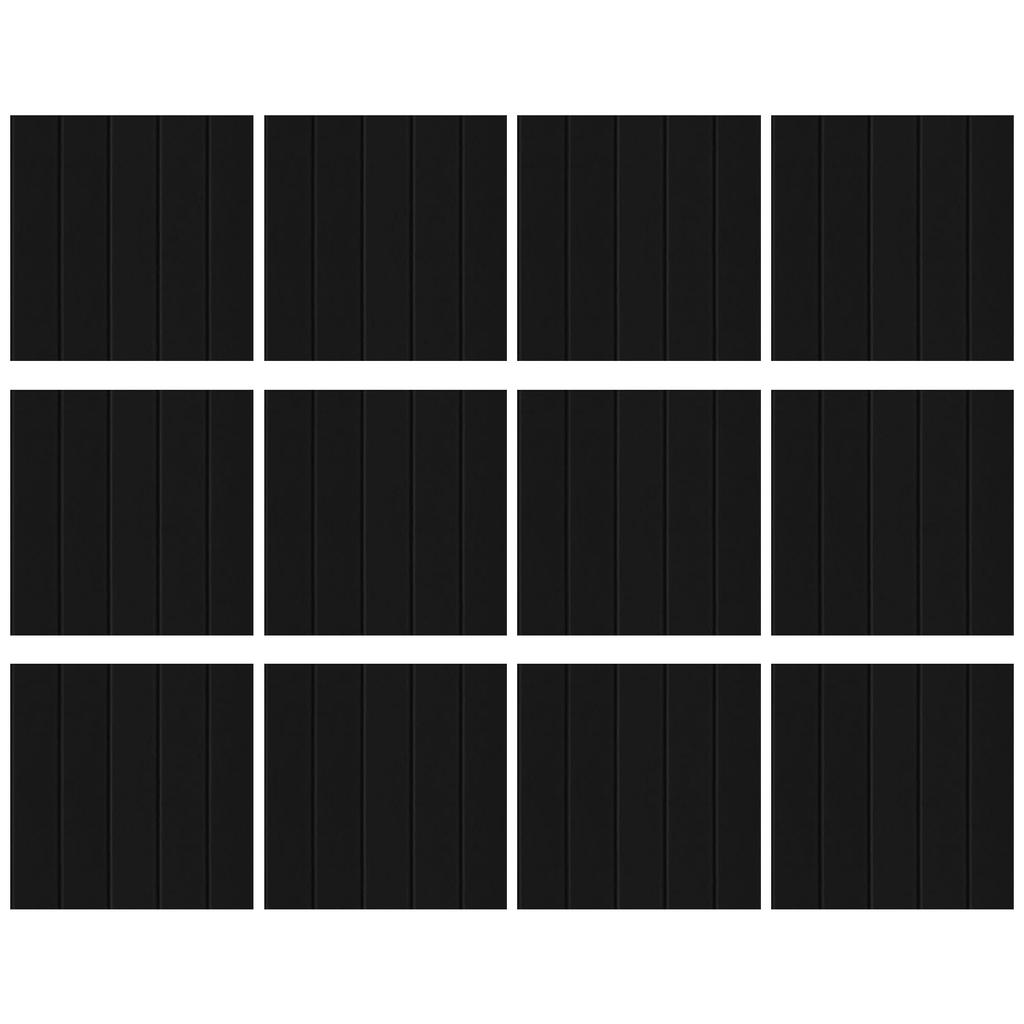 Упаковка из 12 звукоизоляционных пенопанелей для стен, самоклеящиеся акустические плитки, полиэфирная текстура, идеально подходят для студий и домашних стен