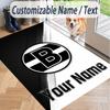 Custom Text Printed Rug Borussia Mönchengladbach Non Slip Floor Carpet For Home Room Decor
