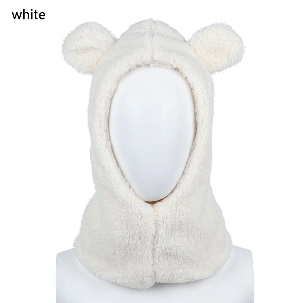 Warm Windproof Plush Beanies Caps Earflap Earmuff Winter Hats Bear Ear Hat